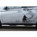 Руссталь MRT-0010543 пороги труба d76 с накладками (вариант 3) на Mitsubishi Outlander 2012-
