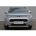 Руссталь MRZ-001047 защита переднего бампера d63 (дуга) на Mitsubishi Outlander 2012-