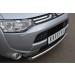 Руссталь MRZ-001047 защита переднего бампера d63 (дуга) на Mitsubishi Outlander 2012-