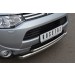 Руссталь MRZ-001048 защита переднего бампера d63/42(дуга) на Mitsubishi Outlander 2012-