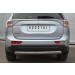 Руссталь MRZ-001060 защита заднего бампера D75х42 овал (дуга) на Mitsubishi Outlander 2012-