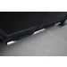 Руссталь NCT-0001853 пороги труба d76 с накладками (вариант 3) на Chevrolet Niva 2002-2009