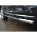 Руссталь NMT-0103182 пороги труба d76 с накладками (вариант 2) на Nissan Murano 2010-