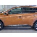 Руссталь NMUO-002408 пороги труба 75х42 овал с проступью на Nissan Murano 2016