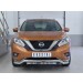 Руссталь NMUZ-002400 защита переднего бампера d63 волна с надписью на Nissan Murano 2016