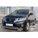 Руссталь NPO-002024 пороги труба 120х60 овал с проступью на Nissan Pathfinder 2014-