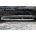 Руссталь NPT-0020212 пороги труба d76 с накладкой (вариант 2) на Nissan Pathfinder 2014-