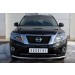 Руссталь NPZ-002015 защита переднего бампера d63 (секции) на Nissan Pathfinder 2014-