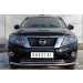 Руссталь NPZ-002016 защита переднего бампера d63 (секции) d42 (дуга) на Nissan Pathfinder 2014-