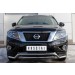 Руссталь NPZ-002017 защита переднего бампера d63 (волна) d75х42 (дуга) на Nissan Pathfinder 2014-