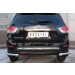 Руссталь NPZ-002028 защита заднего бампера уголки d63(секции) на Nissan Pathfinder 2014-