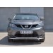 Руссталь NQAZ-002306 защита переднего бампера d42 секция-d42 дуга на Nissan Qashqai 2015 SPB