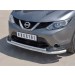 Руссталь NQAZ-002308 защита переднего бампера d63 секция-d42 дуга на Nissan Qashqai 2015 SPB