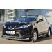 Руссталь NQQO-001794 пороги труба 75х42 овал с проступью на Nissan Qashqai 2014-