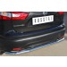 Руссталь NQQZ-001797 защита заднего бампера d63 (секции) на Nissan Qashqai 2014-