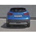 Руссталь NQSZ-003253 защита заднего бампера d63 дуга-d42 дуга на Nissan Qashqai 2019-