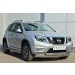 Руссталь NTRO-001793 пороги труба 75х42 овал с проступью на Nissan Terrano 2014-