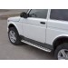 Руссталь NUL-0028112 пороги труба d42 с листом (лист алюм, проф.сталь) (вариант 2) 3дв. на Lada 4x4 Urban 2014-