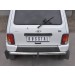 Руссталь NUN-002816 накладка на задний бампер (лист нерж зеркальный) на Lada 4x4 Urban 2014-