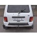 Руссталь NUN-002817 накладка на задний бампер (лист алюм рифленный) на Lada 4x4 Urban 2014-