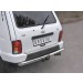 Руссталь NUN-002817 накладка на задний бампер (лист алюм рифленный) на Lada 4x4 Urban 2014-
