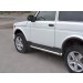 Руссталь NUT-0028121 пороги труба d63 (вариант 1) 3дв. на Lada 4x4 Urban 2014-