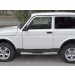 Руссталь NUT-0028131 пороги труба d76 с накладкой (вариант 1) 3дв. на Lada 4x4 Urban 2014-