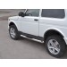 Руссталь NUT-0028131 пороги труба d76 с накладкой (вариант 1) 3дв. на Lada 4x4 Urban 2014-