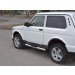 Руссталь NUT-0028132 пороги труба d76 с накладкой (вариант 2) 3дв. на Lada 4x4 Urban 2014-