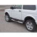 Руссталь NUT-0028132 пороги труба d76 с накладкой (вариант 2) 3дв. на Lada 4x4 Urban 2014-