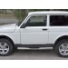 Руссталь NUT-0028133 пороги труба d76 с накладкой (вариант 3) 3дв. на Lada 4x4 Urban 2014-