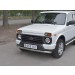 Руссталь NUZ-002809 защита переднего бампера d63 секции на Lada 4x4 Urban 2014-