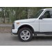 Руссталь NUZ-002810 защита переднего бампера d63 секции-d42 уголки на Lada 4x4 Urban 2014-
