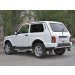 Руссталь NUZ-002815 защита заднего бампера d42 дуга на Lada 4x4 Urban 2014-