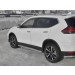 Руссталь NXL-0031563 пороги труба d42 с листом (лист нерж, проф. нерж) (вариант 3) на Nissan X-Trail (T32) 2018-