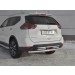 Руссталь NXZ-003161 защита заднего бампера d63 дуга-d42x2 дуги на Nissan X-Trail (T32) 2018-