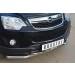 Руссталь OAZ-001366 защита переднего бампера d63 (секции) d42 (секции) на Opel Antara 2012-