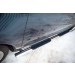 Руссталь P38O-000428 пороги труба d75х42 овал с накладками на Peugeot 3008 2009-