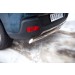 Руссталь P38Z-000432 защита заднего бампера d75х42 овал (дуга) на Peugeot 3008 2009-