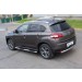 Руссталь P48T-0005352 пороги труба D76 с накладками (вариант 2) на Peugeot 4008 2012-