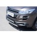 Руссталь P48Z-000533 защита переднего бампера d75х42/75х42 овалы на Peugeot 4008 2012-
