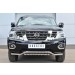 Руссталь PATZ-001731 защита переднего бампера d63 (волна)+d42 (зубы) на Nissan Patrol 2014-