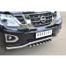 Руссталь PATZ-001731 защита переднего бампера d63 (волна)+d42 (зубы) на Nissan Patrol 2014-