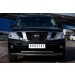 Руссталь PAZ-000894 защита переднего бампера d75/42х75/42 овалы на Nissan Patrol 2010-2013