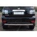 Руссталь PAZ-000895 защита заднего бампера d75/42 овал на Nissan Patrol 2010-2013