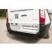 Руссталь PEXZ-002121 защита заднего бампера d80х40 (профиль ЧМ) на Peugeot Expert 2007-