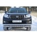 Руссталь PNZ-001615 защита переднего бампера d63 (секции) d63 (уголки)+ зубы на Toyota Land Cruiser Prado 150 2009-2012