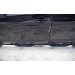 Руссталь QNT-0007722 пороги труба d76 c накладками (вариант 2) на Nissan Qashqai 2010-2013