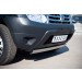 Руссталь RD2Z-000437 защита переднего бампера d75х42 овал на Renault Duster 4х2 2011-2014