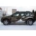 Руссталь RDO-002181 пороги труба 75х42 овал с проступью на Renault Duster 2015-